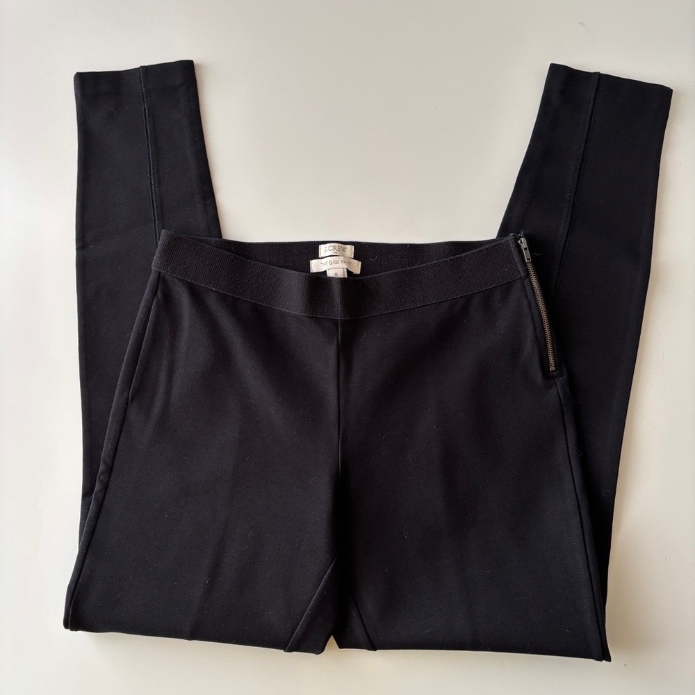J. Crew The Gigi Pant, Black, Size 8